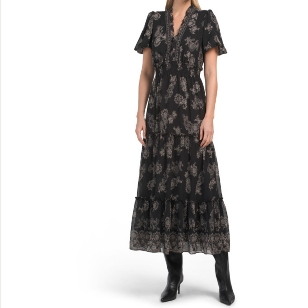 🆕 Max Studio Chic Tiered Maxi Dress